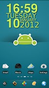 Android Robot Theme Go Launcher EX v1.6