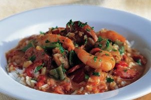 Spicy Seafood and Sausage Gumbo