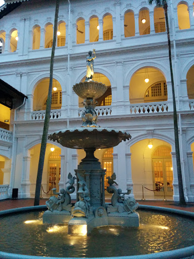 Fountain at Raffles Hotel