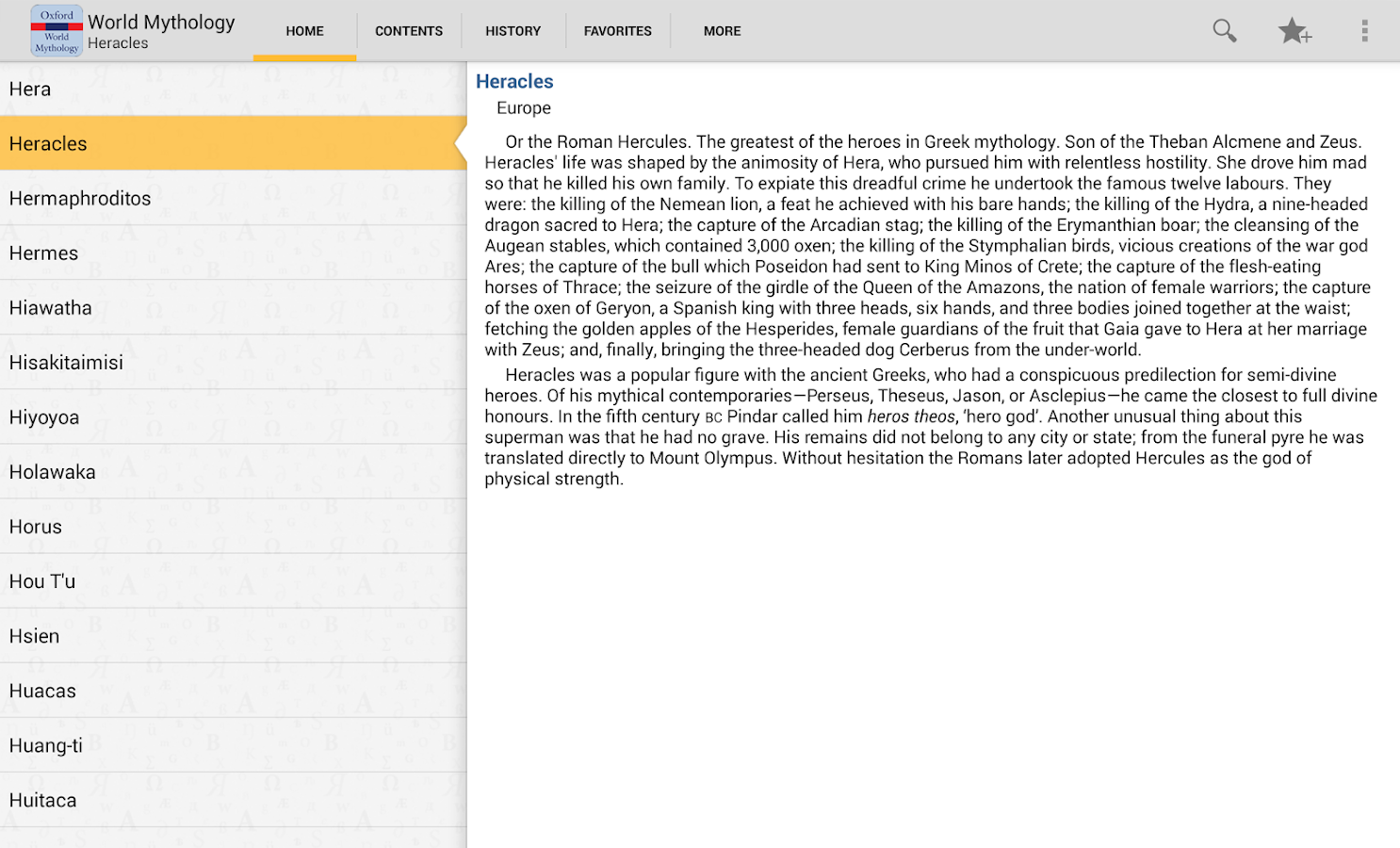 Oxford World Mythology Trial - Android Apps on Google Play