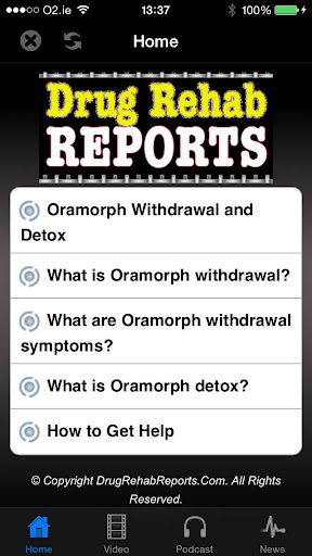 Oramorph Withdrawal Detox