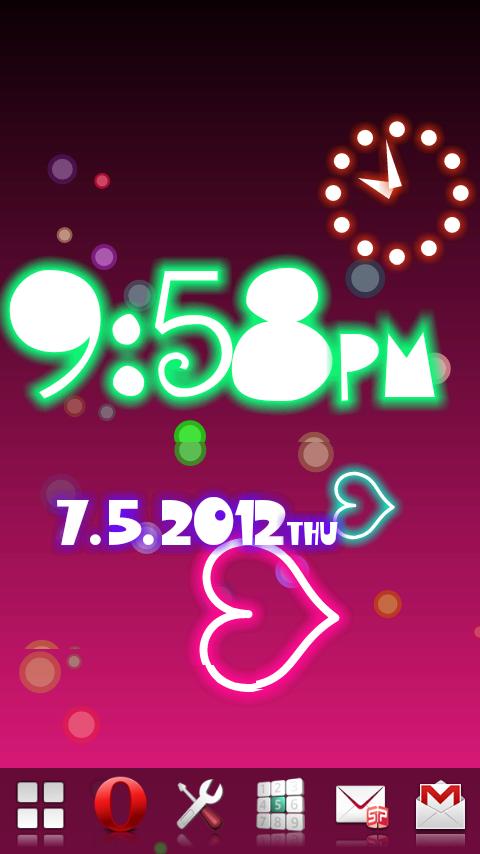 Neon Flow! Live Wallpaper Screen 3