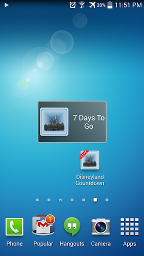 Countdown for Disneyland