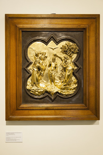 The Baptism Panel From Lorenzo Ghiberti S North Door Of The