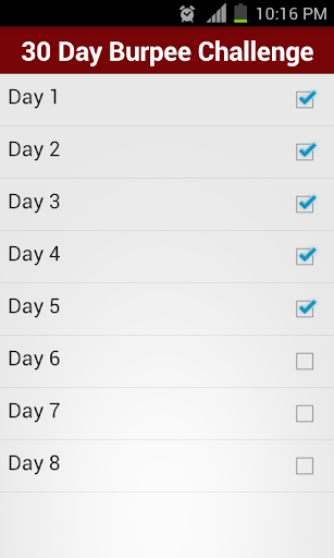 【免費健康App】30 Day Burpee Challenge-APP點子