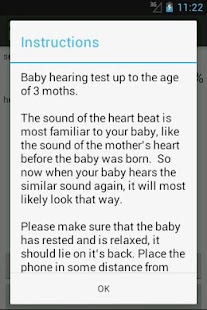 Baby hearing test Screenshots 1