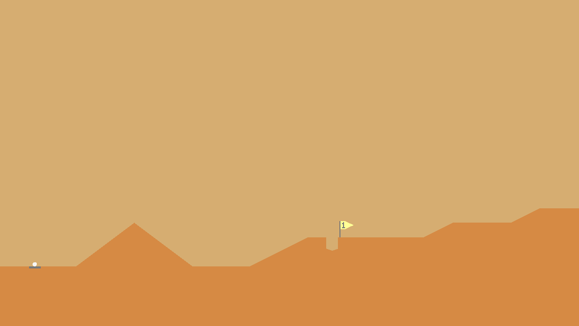 Desert Golfing: Level 1