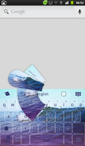 【免費個人化App】Blue Sea Keyboard-APP點子