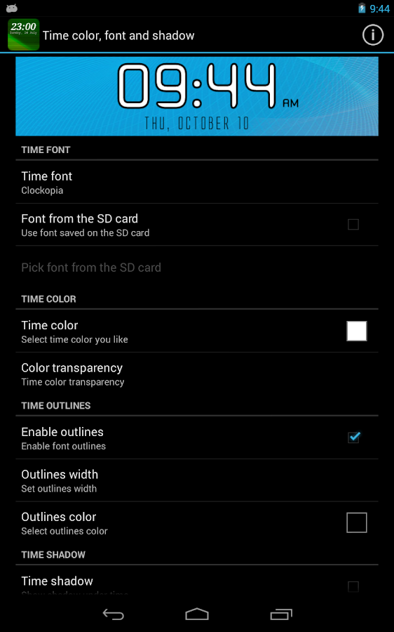 DIGI Clock Widget - App Android su Google Play