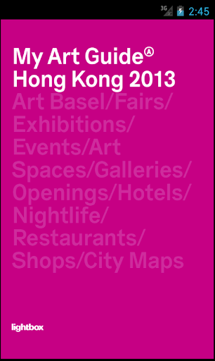 MyAG Art Basel Hong Kong 2013