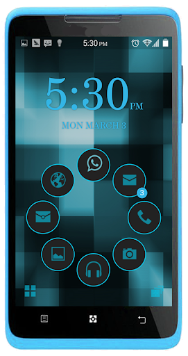 SL Carbon Cyan Theme