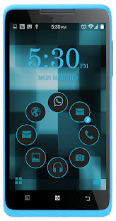 Lastest SL Carbon Cyan Theme APK