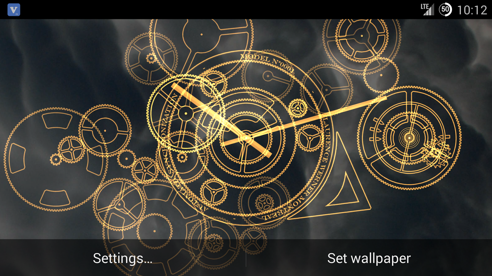 Hypno Clock Live Wallpaper Android Apps On Google Play