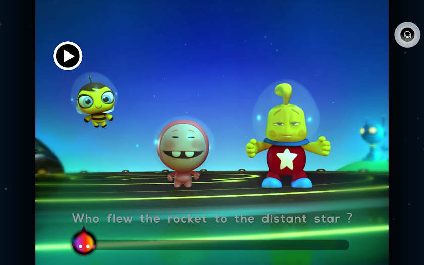 Learn to Read Rocket Storybook Screen 1