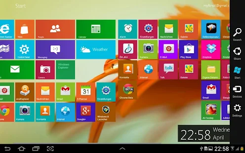 Windows 8 Metro Launcher - screenshot thumbnail