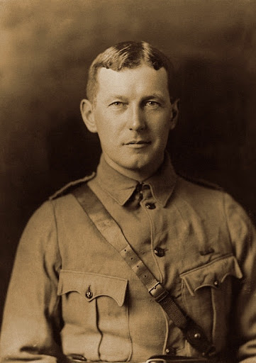 John McCrae in uniform circa 1914
