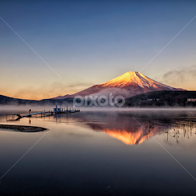 Foggy Morning by Nyoman Sundra - Landscapes Sunsets & Sunrises