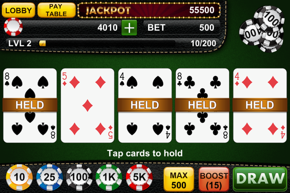 video poker betting system