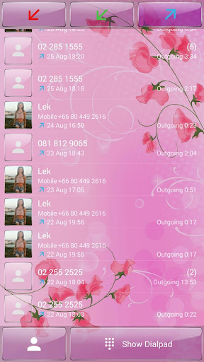 免費下載個人化APP|Dialer theme PinkFlower Glas app開箱文|APP開箱王