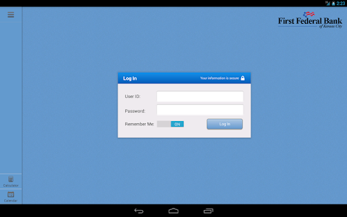 First Federal Bank for Tablet Screenshots 6