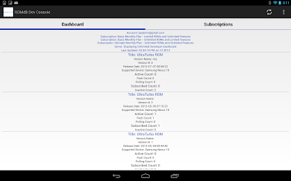 ROMDashboard Developer Console poster 3