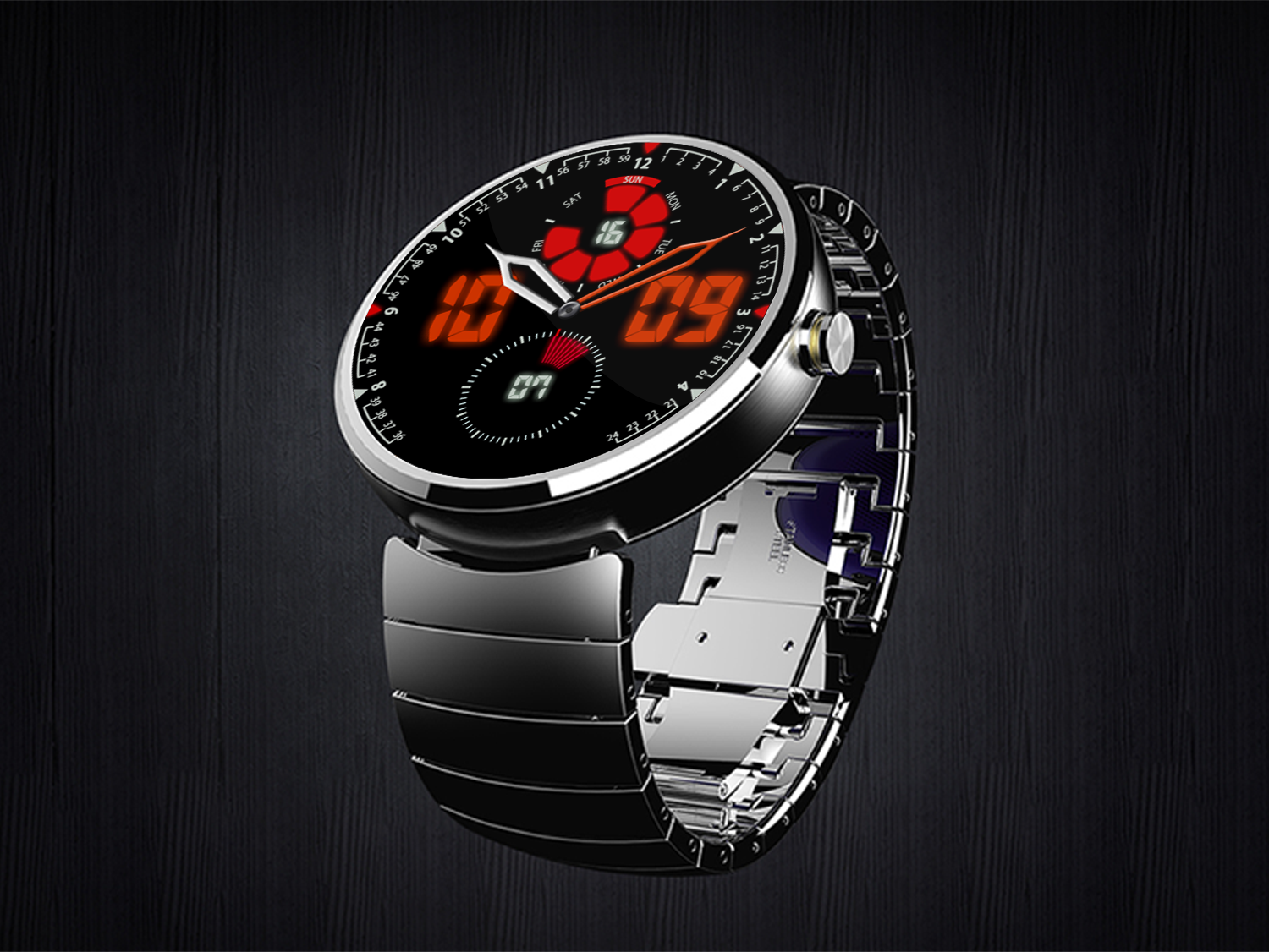 Android application A36 WatchFace for Moto 360 screenshort