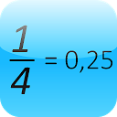 Fraction to Decimal mobile app icon