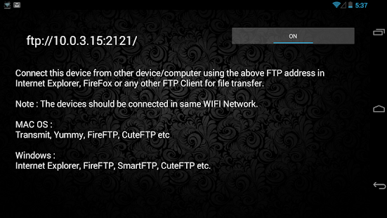 FTP Server(WIFI File Transfer) Screenshots 4