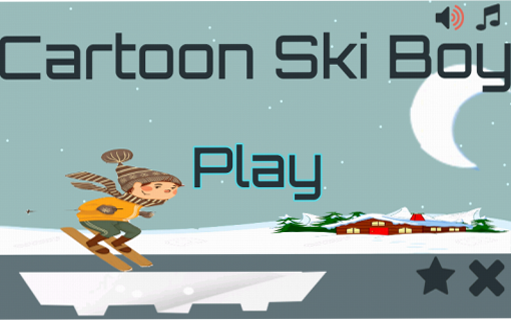 Cartoon Ski Boy