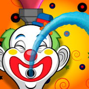 Clown Watergun Race!