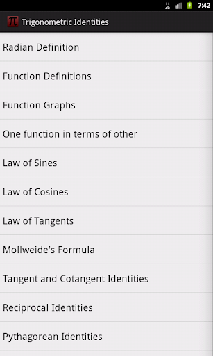 Trigonometry Formulas Pro