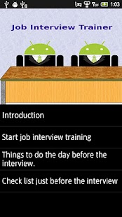 Job Interview Trainer