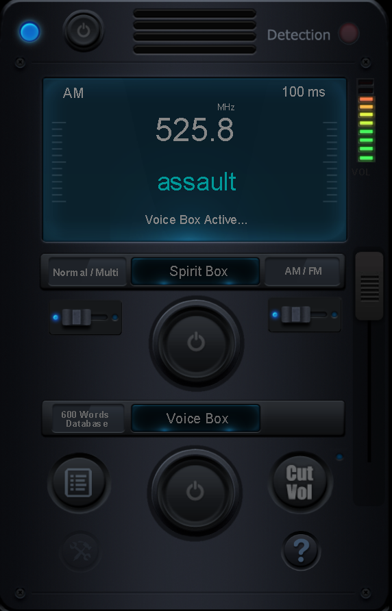 ProVox Ghost Box Screen 1