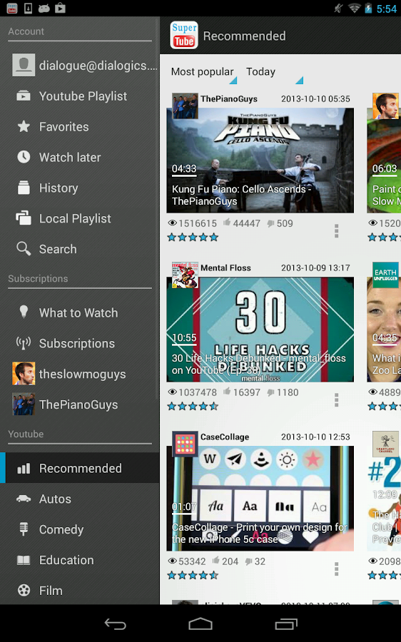 SuperTube Pro - screenshot