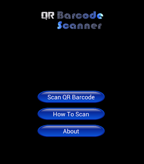Android application Scanner QR Barcode screenshort