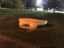 Reptile Sculpture Bench