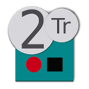 Twotrack audio recorder free mobile app icon