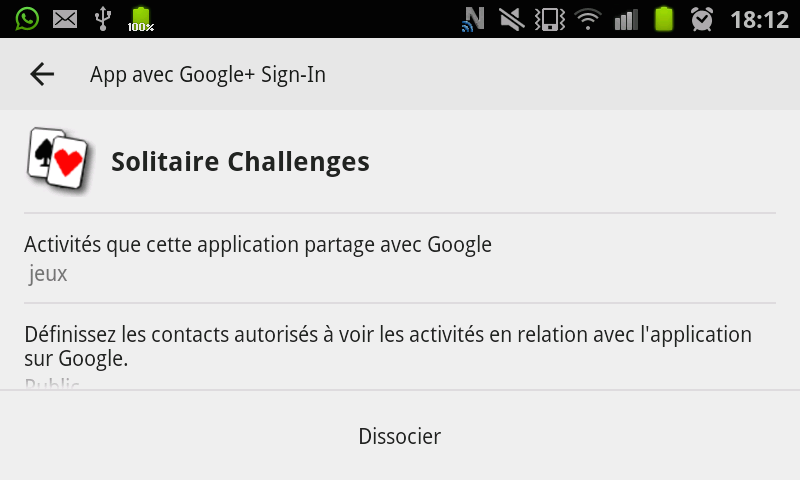 Solitaire Classique Screen 3