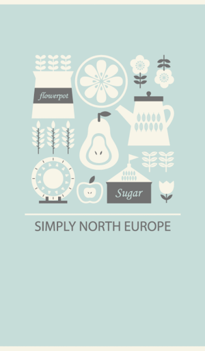 simply north europe 카카오톡 테마