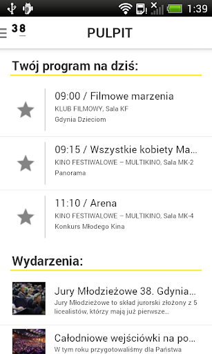 38. Gdynia - Festiwal Filmowy