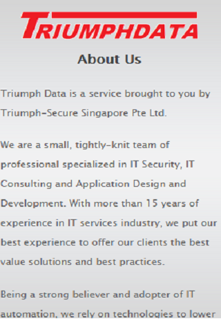 Triumph Data