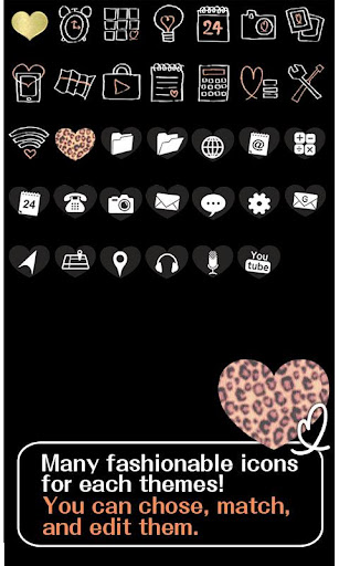 Cute Theme Big Leopard Heart 1.0 Windows u7528 4