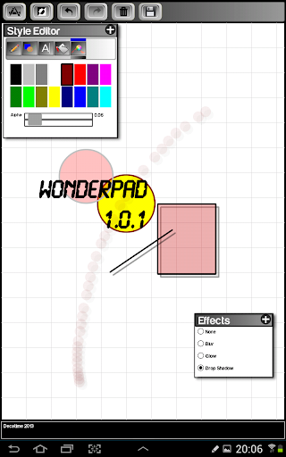 Draw and write with Wonderpad