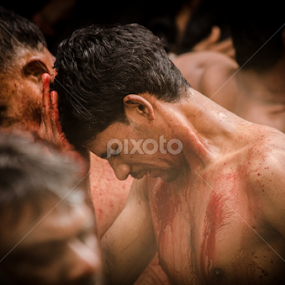 A shot taken at the day of muharram by Sougata Mishra - People Portraits of Men