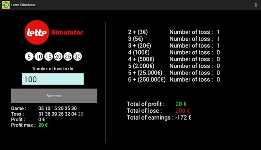 Download Lotto Simulator APK for PC