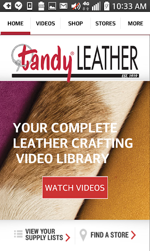 Tandy Leather App