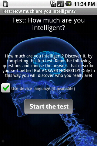 Intelligence Test