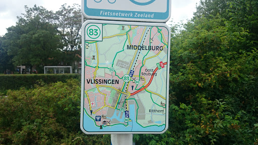 Middelburg-vlissingen route