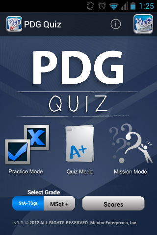 PDG Quiz 2011 USAF