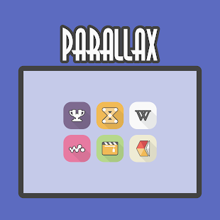 Parallax - Icon Pack Capture d'écran